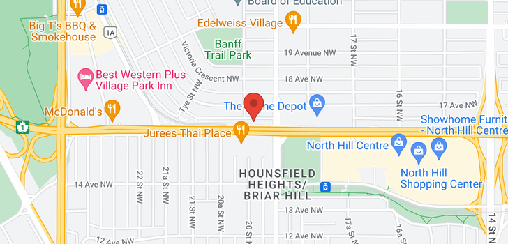 map of 10 2020 16 Avenue NW
